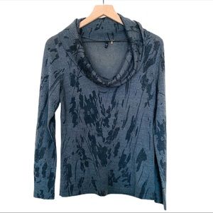 Tahari Cowl Neck Wool Blend Sweater